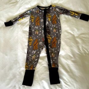 Little sleepies convertible footed bamboo pajamas